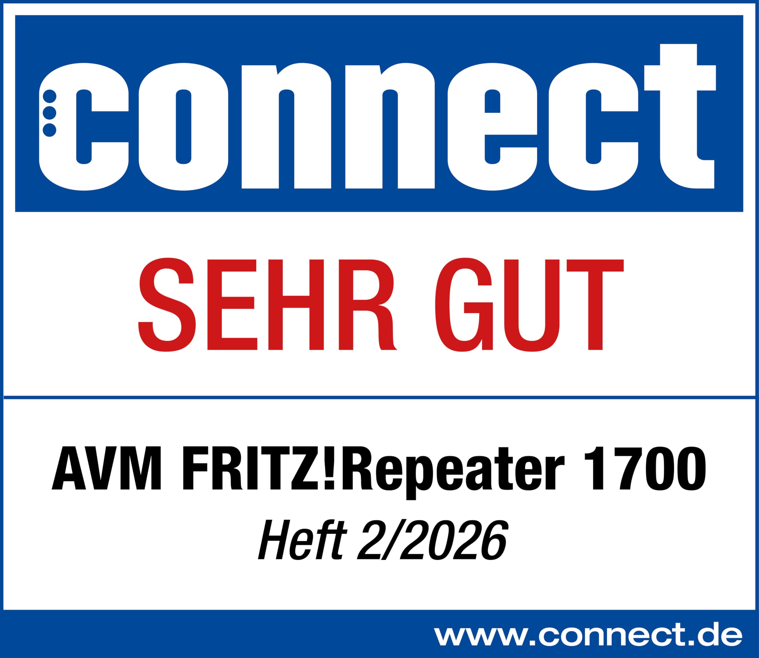 Fritz!Repeater 1700 (Wi-Fi 7 mit bis zu 3.600 Mbit/s, kompakt und leistungsstark, innovatives WLAN Mesh, einfache Einrichtung, höchster Sicherheitsstandard Dank WPA3/2, deutschsprachige Version)