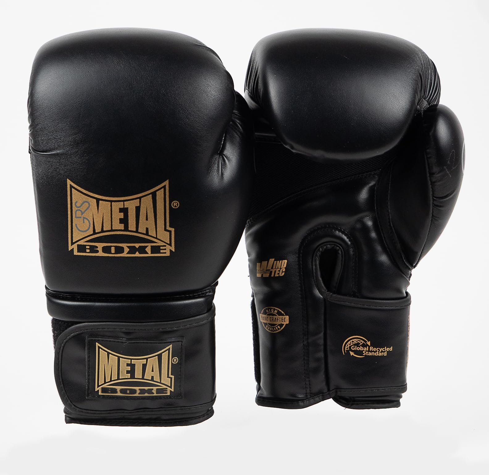 Free Combat Gloves MMA Training GRS Black 12 oz