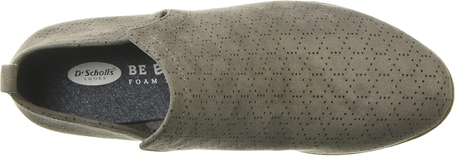 Dr. Scholl's Shoes Women's Rate Ankle Boot, Dark Shadow Grey Perforated Microfiber Suede, 8 US - Image 5