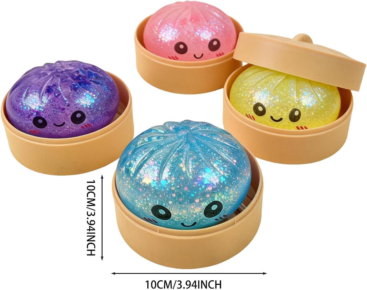 Squishy Ravioli, Squishy, Divertente Giocattoli Sensoriali, Antistresse Fidget Toys, Per Adolescenti E Adulti, Per Home Office, Colori Casuali (1PC(Colori Casuali))