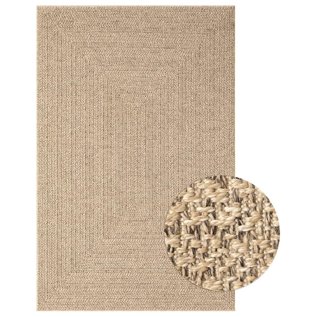 vidaXL Tappeto ZIZUR 160x230 cm Aspetto Iuta per Interni ed Esterni