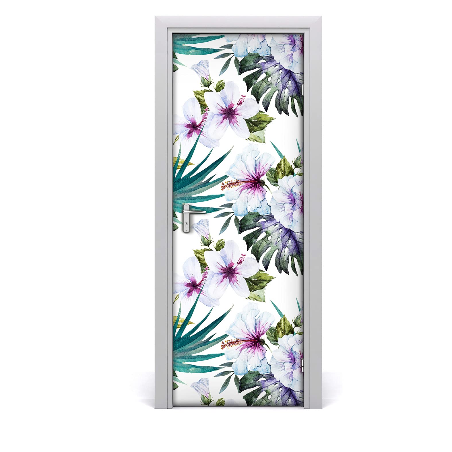 Décoration imperméable pour la porte autocollante papier peint mural
