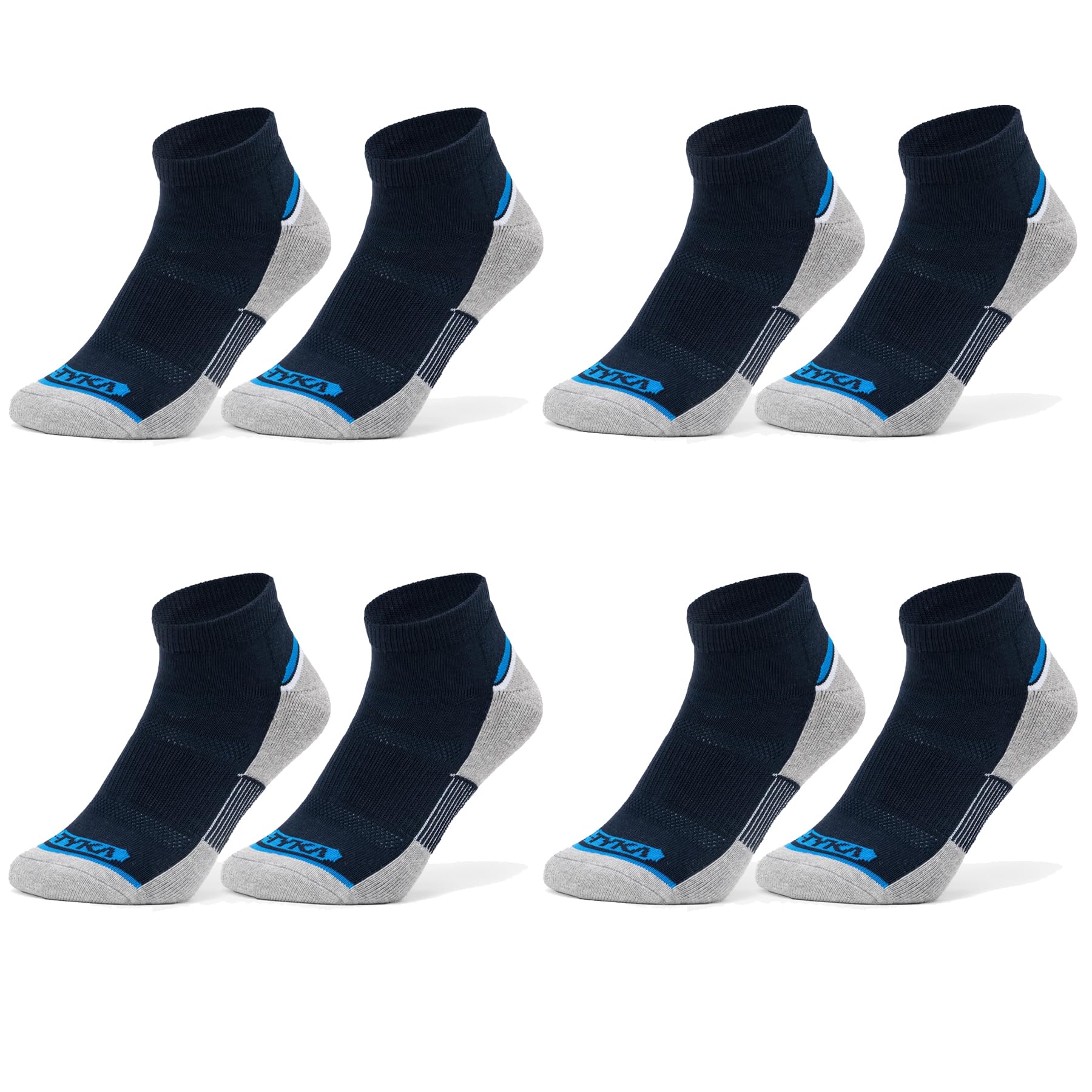 Tech Pro Merino Extreme Cushion Sports Quarter Socks, Moisture Wicking, Seamless Toe, Performance Athletic for Running and Training-image-45
