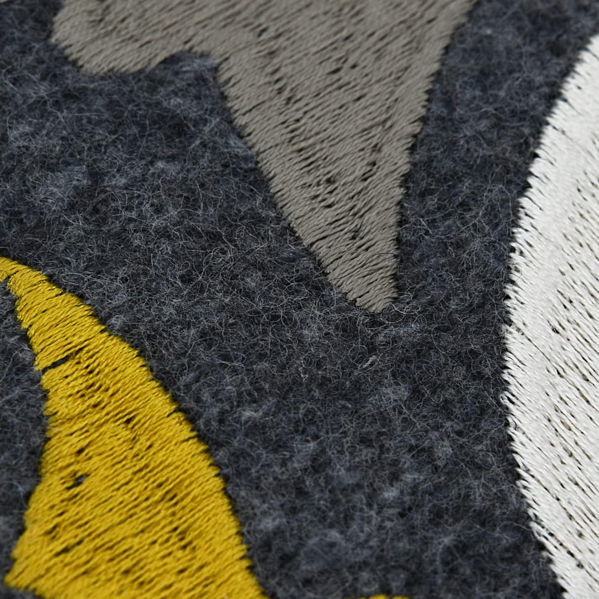 Creative Co-Op Wool Blend Embroidered Lumbar Pillow, Multicolored