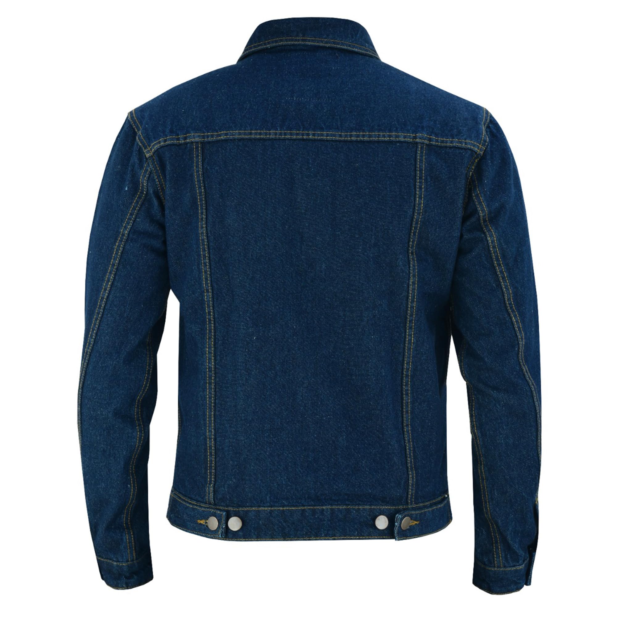 BULLDT Herren Motorradjacke mit Protektoren futter aus 100% Aramid Jeansjacke Trucker