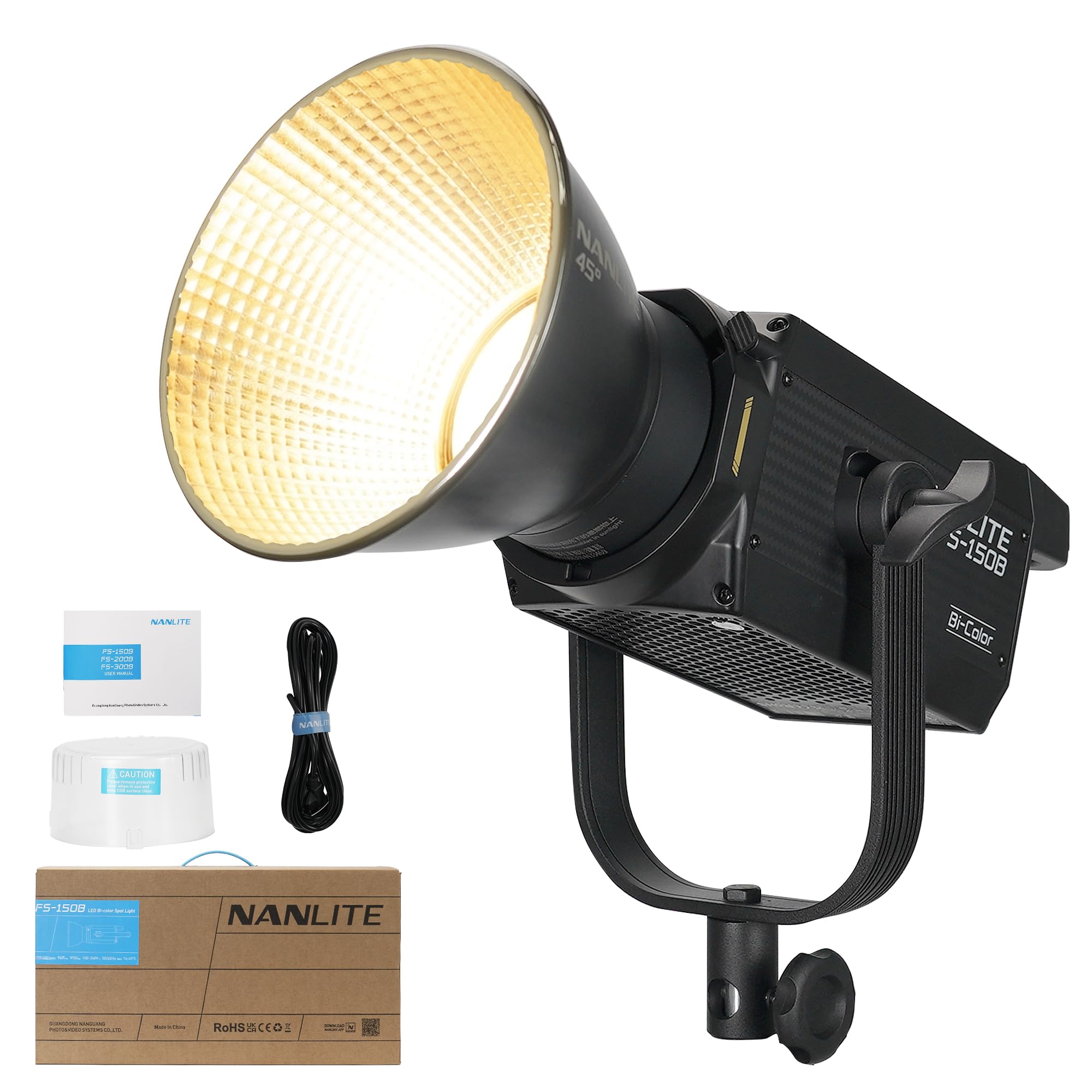 Amazon.com : Nanlite FS-150B 175w Studio Spotlight, 2700K-5600K