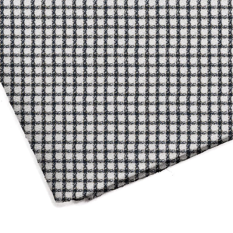 Mondo Italia Fancy Tweed Unstitched Fabric – 3 Meter Premium Italian Material for Suits, Kurtas, Jackets & Ethnic Wear