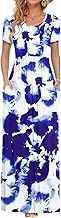 AUSELILY Maxi Dress for Women - Summer Casual Long Dresses for Ladies with Pockets