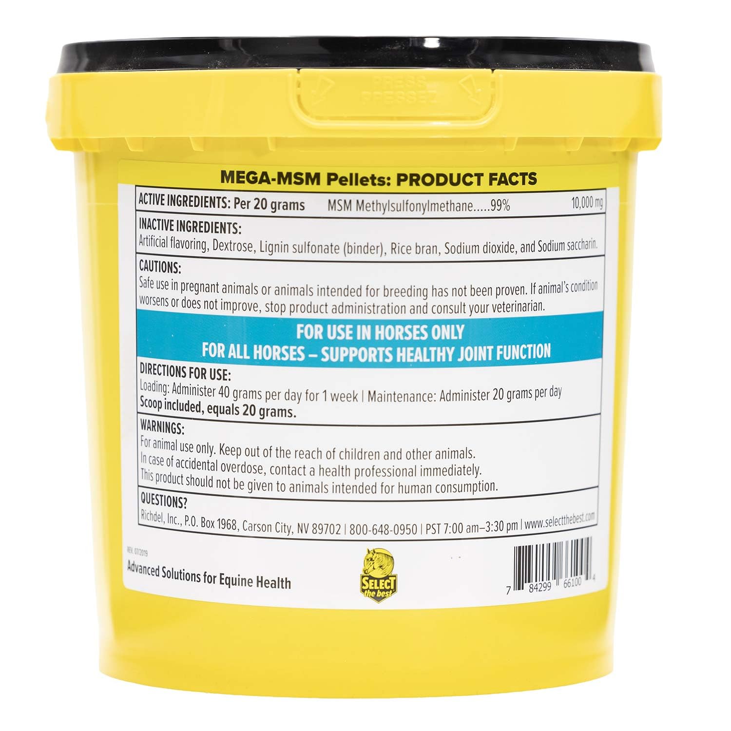 Richdel Megamsm PELL – 4,5 Kilogram