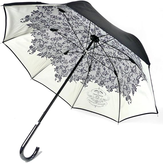 Amazon Co Jp Chantal Thomass シャンタル トーマス 花柄 レース柄 晴雨兼用傘 長傘 Ct510bis傘 レディース 黒 ブラック ピンク 白 ホワイト レッド 赤 ランジェリー 香水 ギフト プレゼント 誕生日 彼女 妻 女性 人気 お祝い Ivoire ホーム キッチン