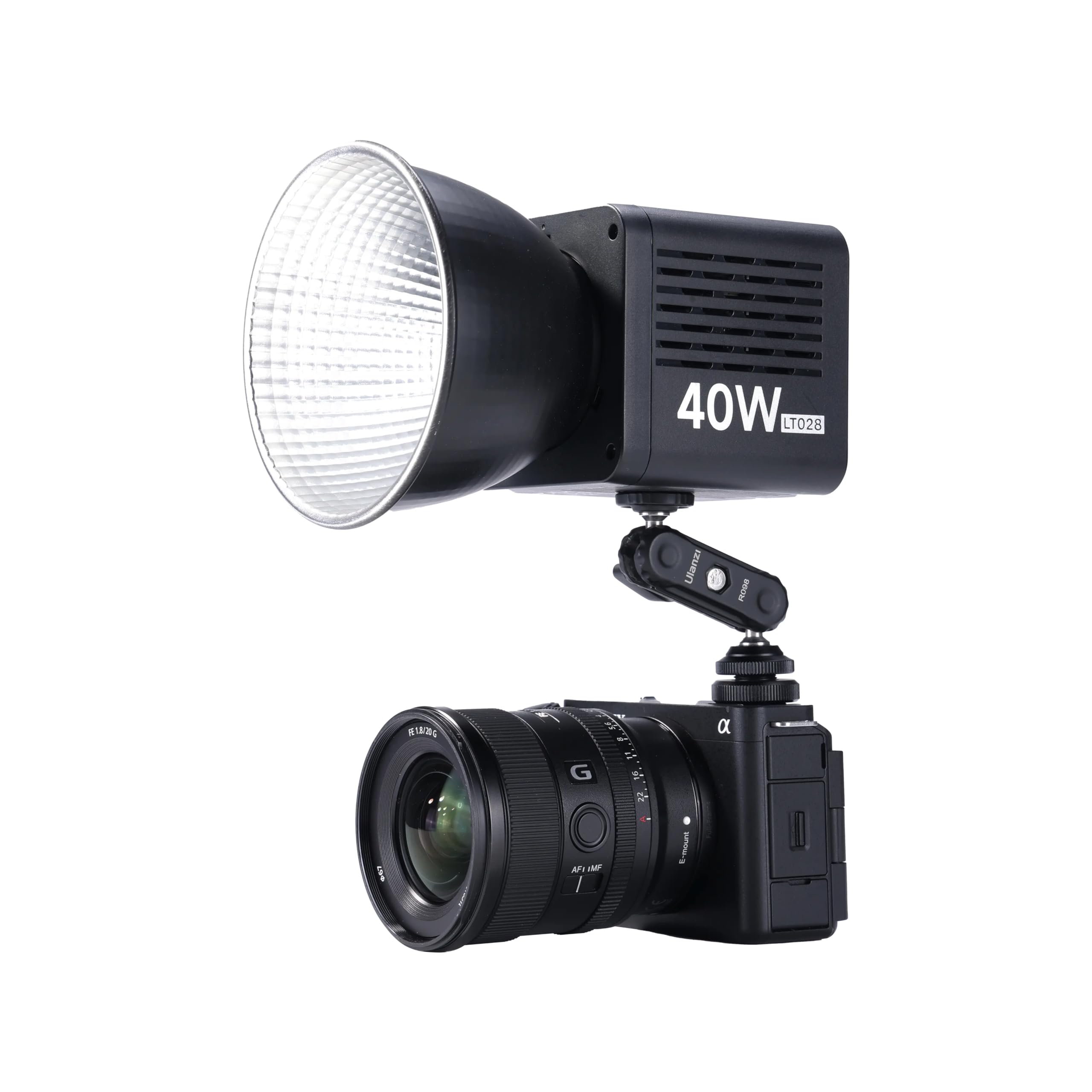 Amazon | ULANZI LT028 40W ポータブル/充電式 LED COB ビデオライト