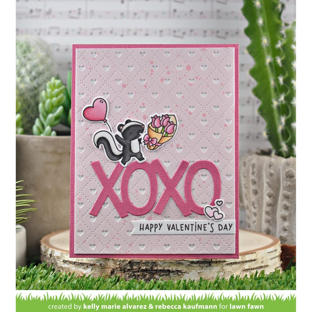 Lawn Fawn Clear Stamps 3"X4"-Scent With Love Add-On