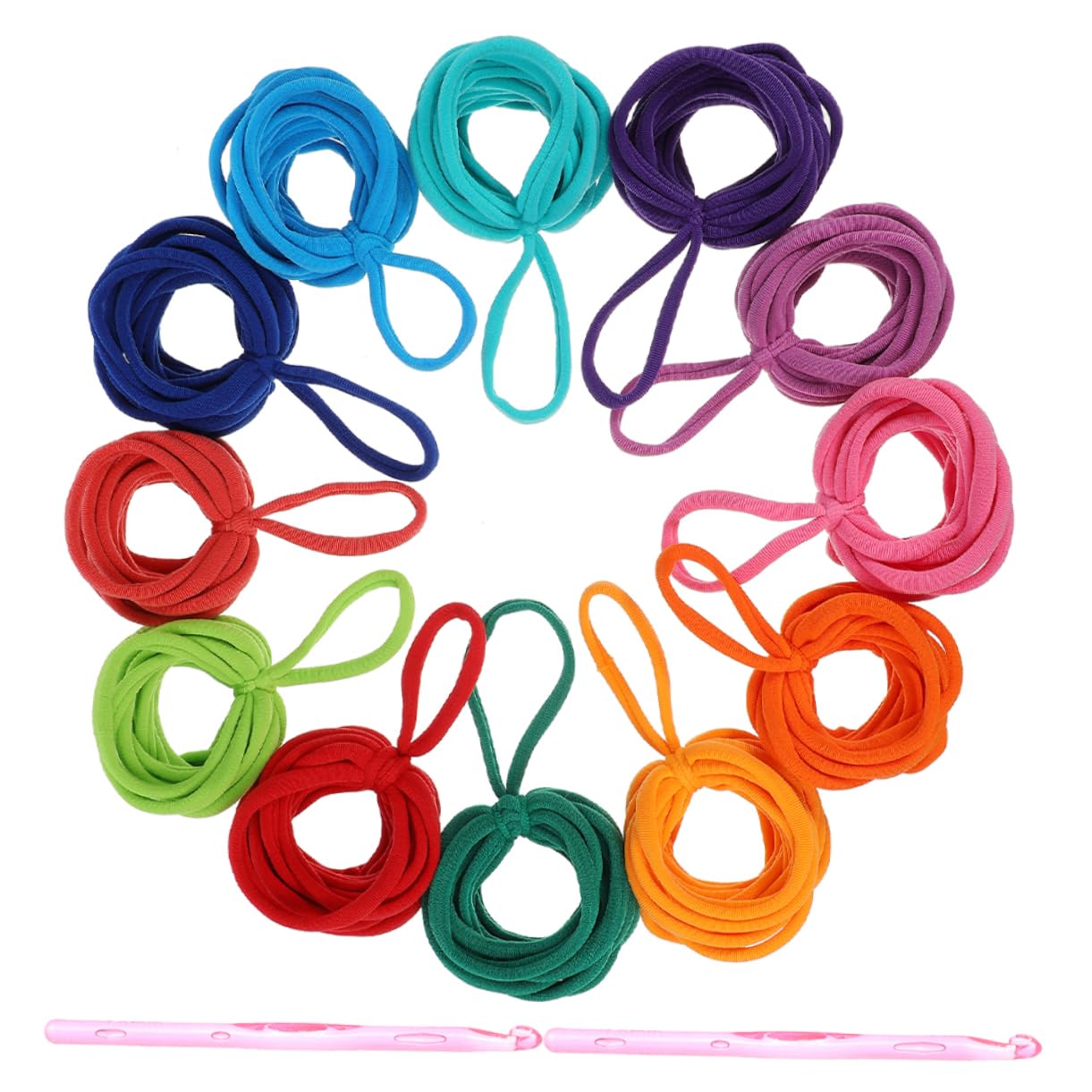 OSALADI 5 Juegos Juguete tejido bucle color elástico cables agarradera Baches vistoso soga kit de telar para niñas juego de telar Suministros de artesanía de bricolaje el plastico
