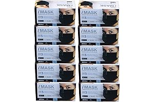 Pacdent iMask Level 3 Bulk Black Face Masks