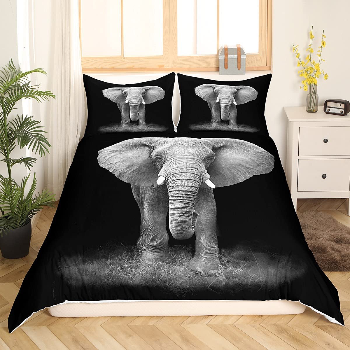 Elephant Duvet Cover Set Double Size - Image 3