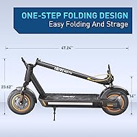 Vista 6 de Hiboy MAX Pro/S2R Plus/U2 Pro Electric Scooter, 500W–810W Peak Motor, 19–22 MPH, 22–46.6 Miles Long Range, Foldable Commuter Electric Scooter for