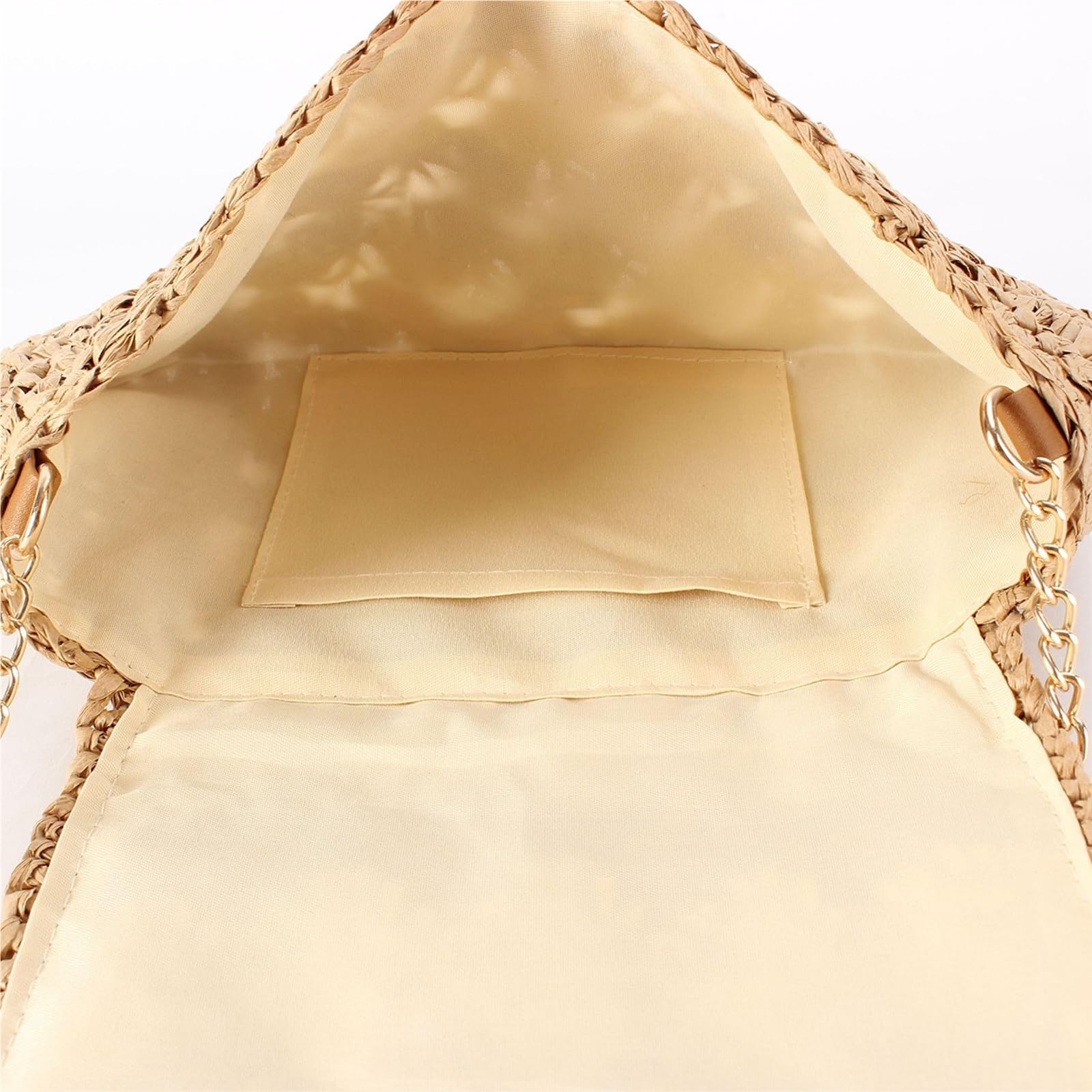 Borsa a Tracolla all'Uncinetto, Modello a Tracolla con Patta, Lavorata a Mano, Ideale per la Spiaggia, i Viaggi, Lo Shopping e Gli spostamenti quotidiani.