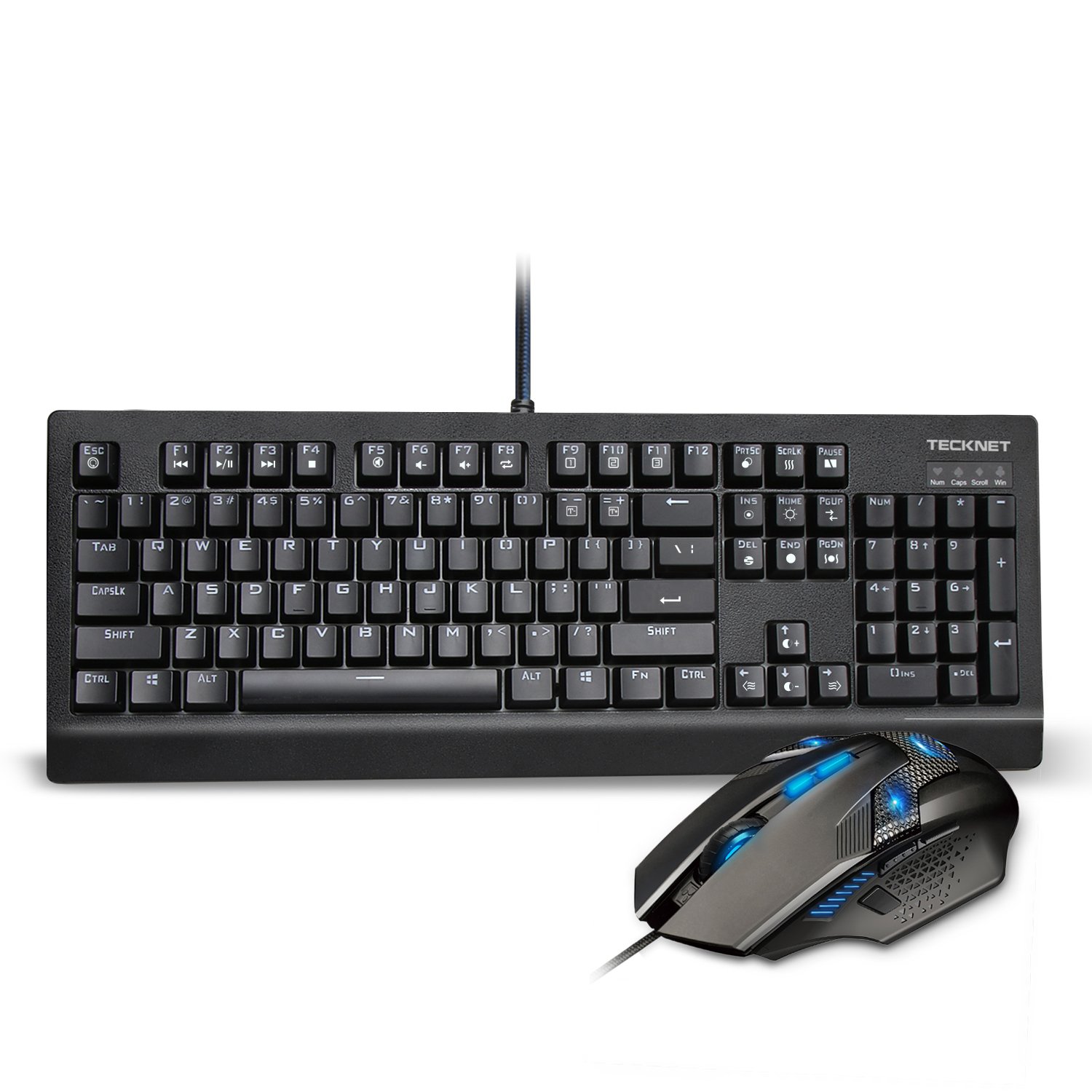 Buy Arctrix Pro Backlit LED Illuminated Wired Mechanical Gaming Keyboard and Mouse Set