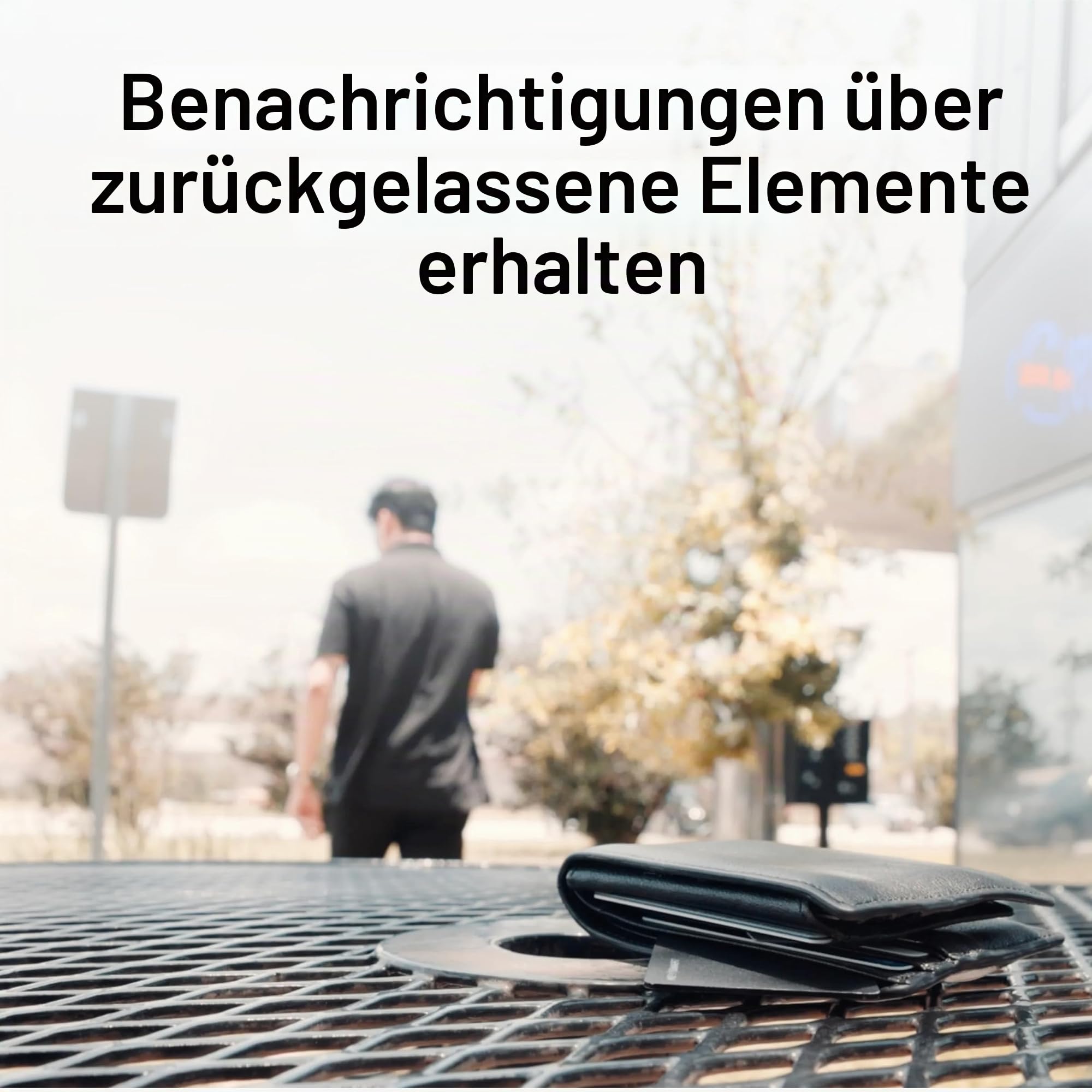 KeySmart SmartCard (Gen 2) MFi-zertifizierte Wallet-Tracker-Karte, kompatibel mit Apple Find My, wiederaufladbar, ultradünn, Bluetooth-Tracking, mit Schlüsselring-Loch, 1er-Pack