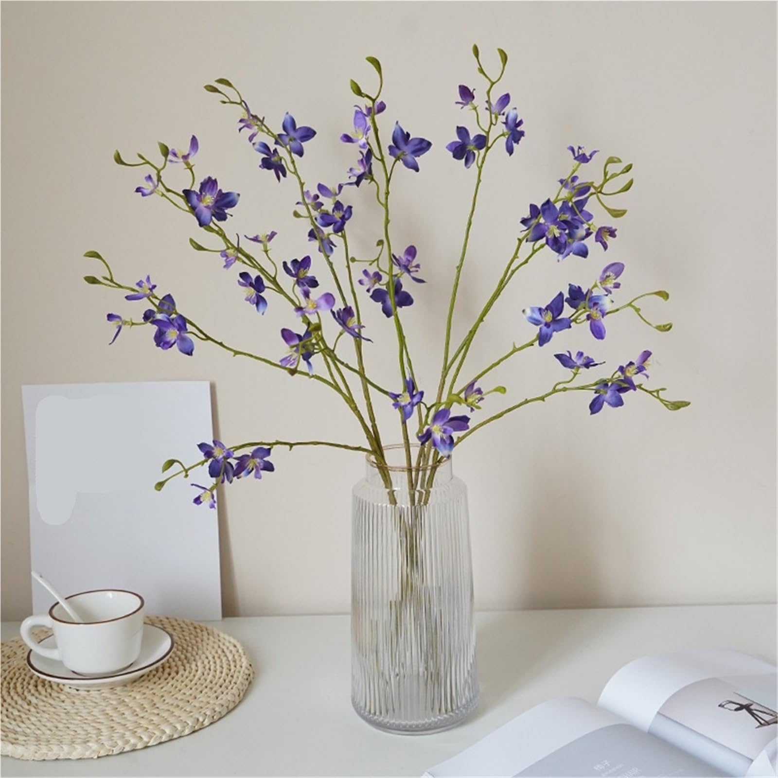 Künstliche Delphinium Simulation 3-Gabel-Hyazinthe Delphinium
