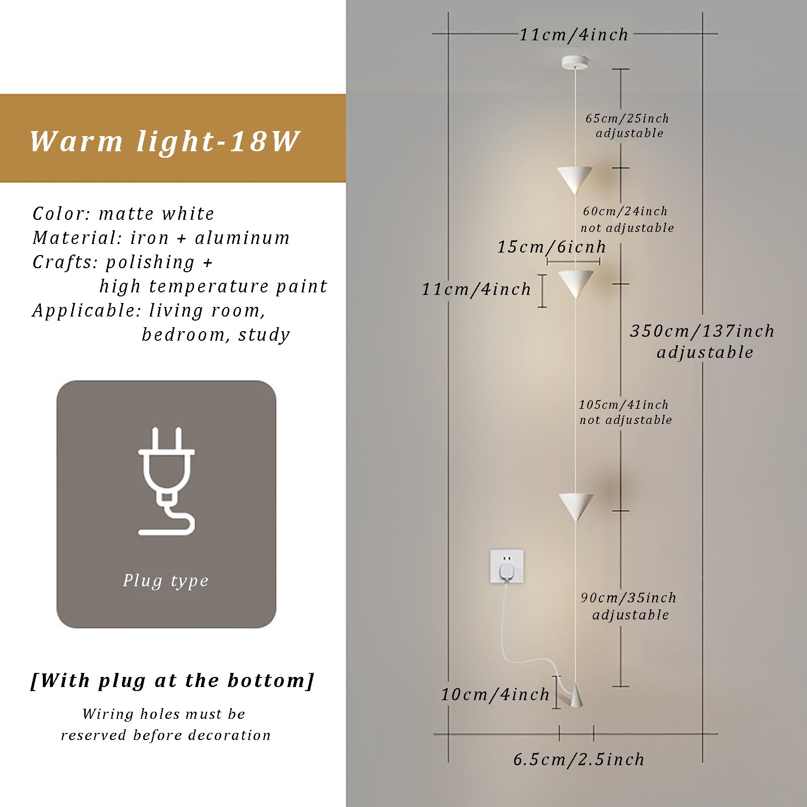 Lampadari da soffitto, Illuminazione a Sospensione a Clessidra, Lampada da Terra Moderna e Creativa e Lampada a Sospensione, Illuminazione d'atmosfera per Soggiorno, Comodino, sfon