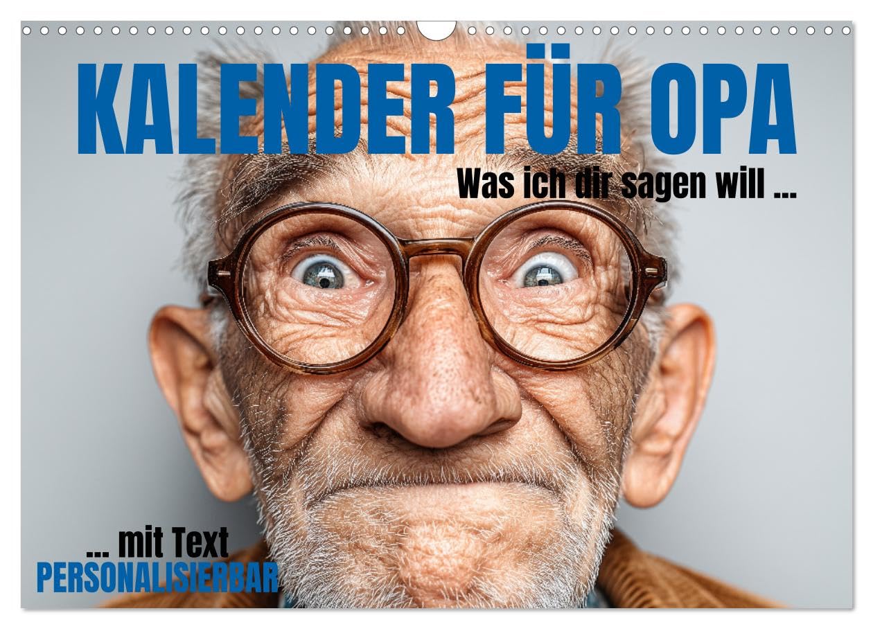 Calendar for Grandpa - What I want to tell you UK-Version (Wall Calendar 2026 DIN A3 Landscape), CALVENDO 12 Month Wall Calendar โ image 1
