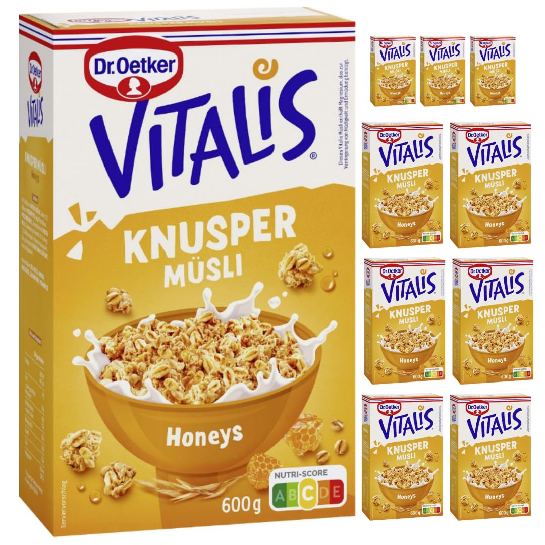 Knusper Müsli Honeys 600 g X 10 Packungen