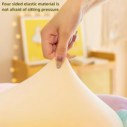 Miniatura 5 de zgyad Almohada de suelo y cojín de respaldo de 17 pulgadas, almohada de flores como cojín de respaldorespaldocojín de suelo, utilizado para