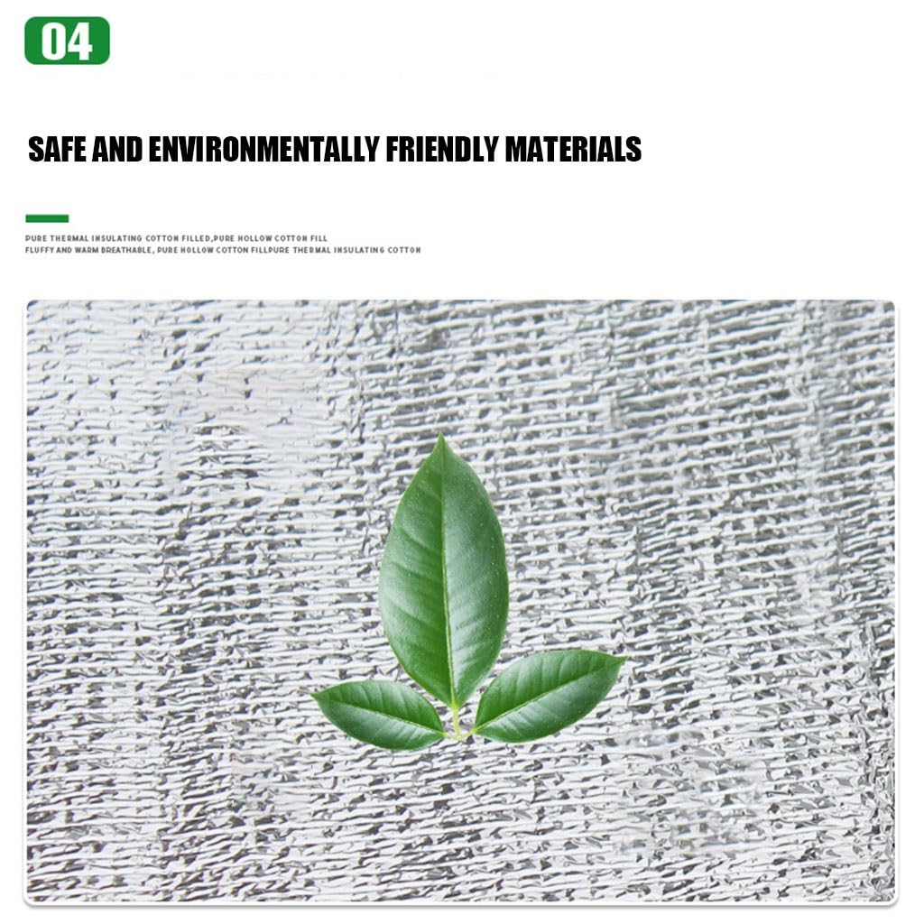 Doble Cara Papel de Aluminio Esterilla de Picnic Ultraligero Aislante Almohadilla para Dormir Impermeable Esterilla de Camping Huella de Tienda para Senderismo al Aire Libre (Size : 120 * 200cm)