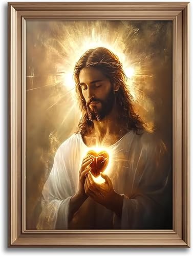 Lienzo decorativo para pared, diseño de Cristo Jesús, Retrato de la Divina Misericordia, Retrato de Tranquilidad, Cuadro de Decoración de Pared,