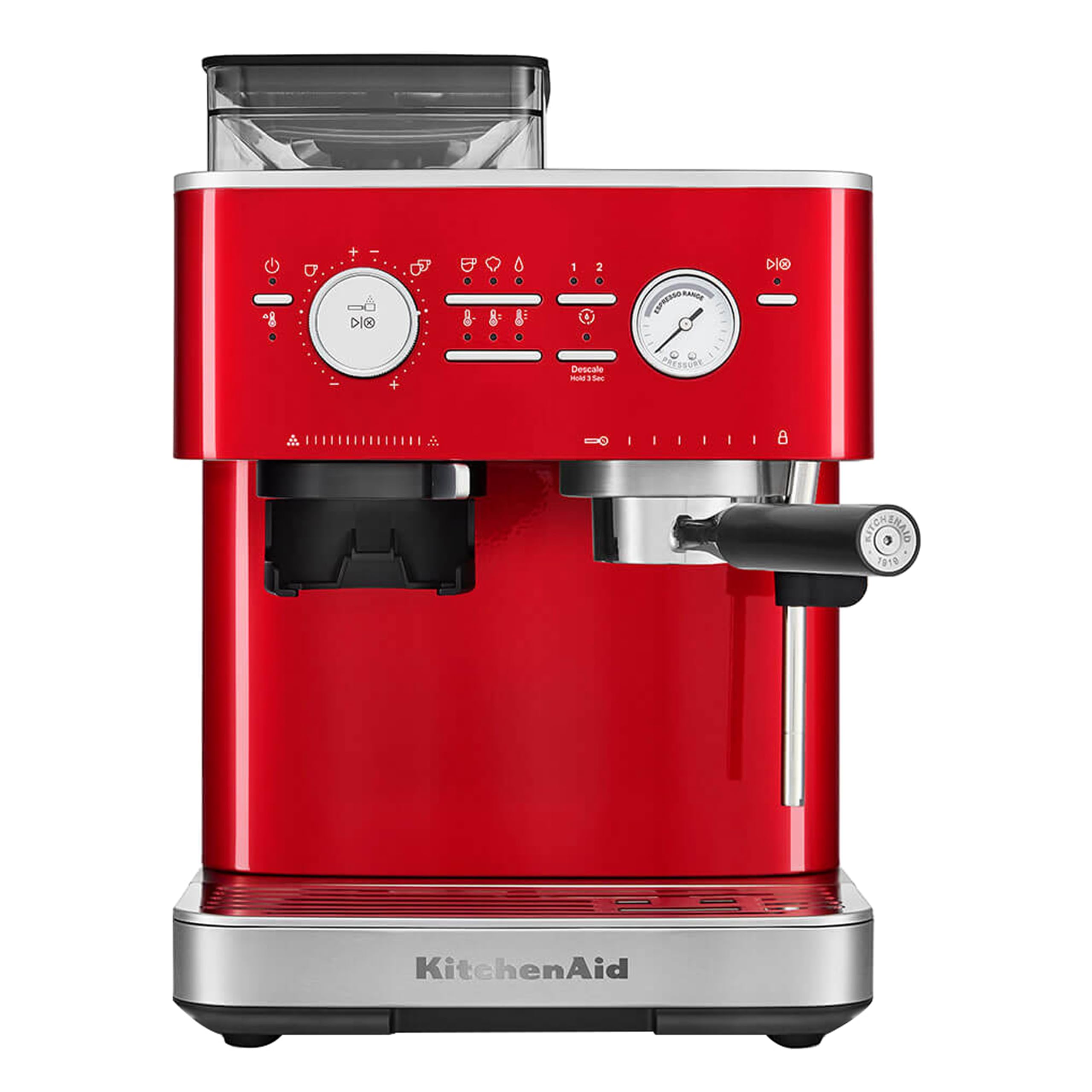 KitchenAid 5KES6551, machine à espresso semi-automatique, broyeur conique, 2,5 L