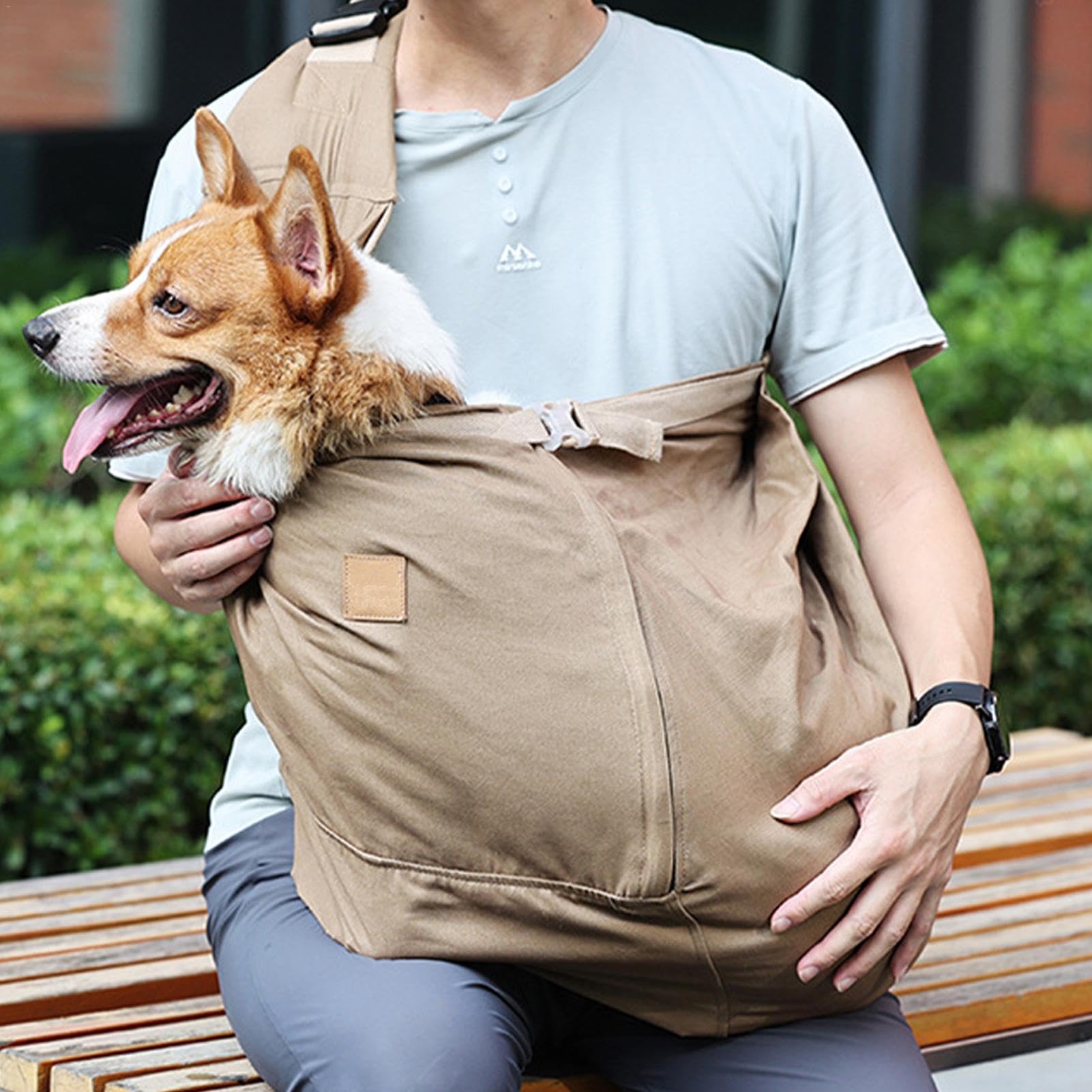 Tracolla per il trasporto del cane, zaino anteriore da viaggio per | cuccioli, zaino frontale da viaggio per cuccioli, borsa per il trasporto di piccoli cuccioli di cane e gatto, grande capacità