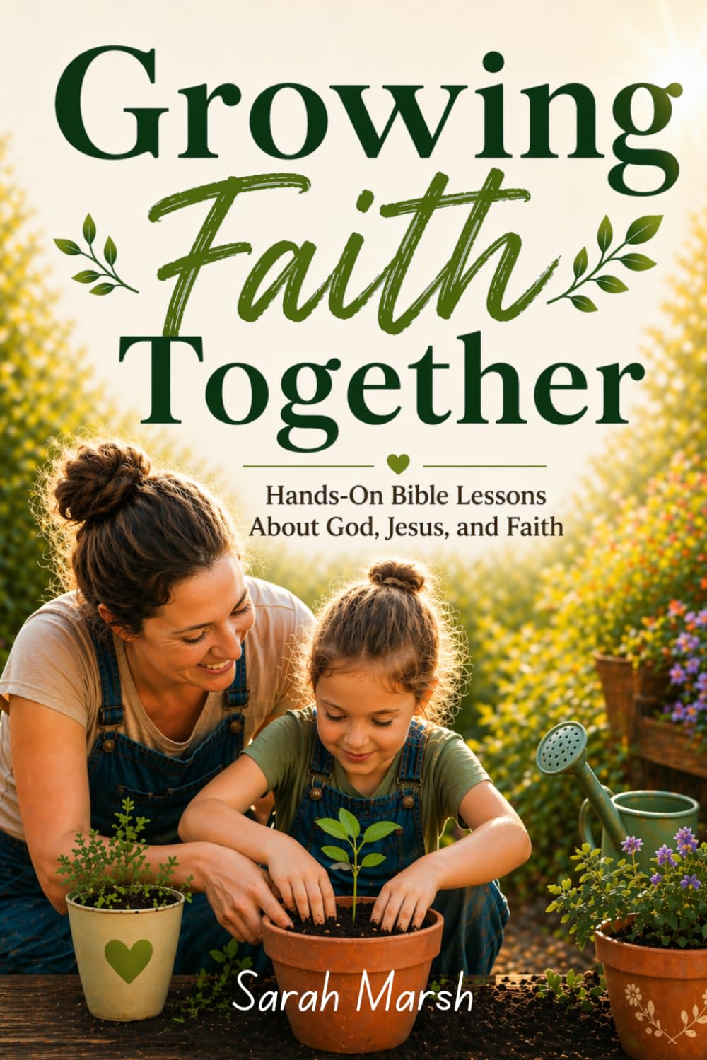 Growing Faith Together: Simple Garden Devotions for Kids and Families | 20 Hands-On Bible Lessons That Teach Faith, Patience, and Trust in God
