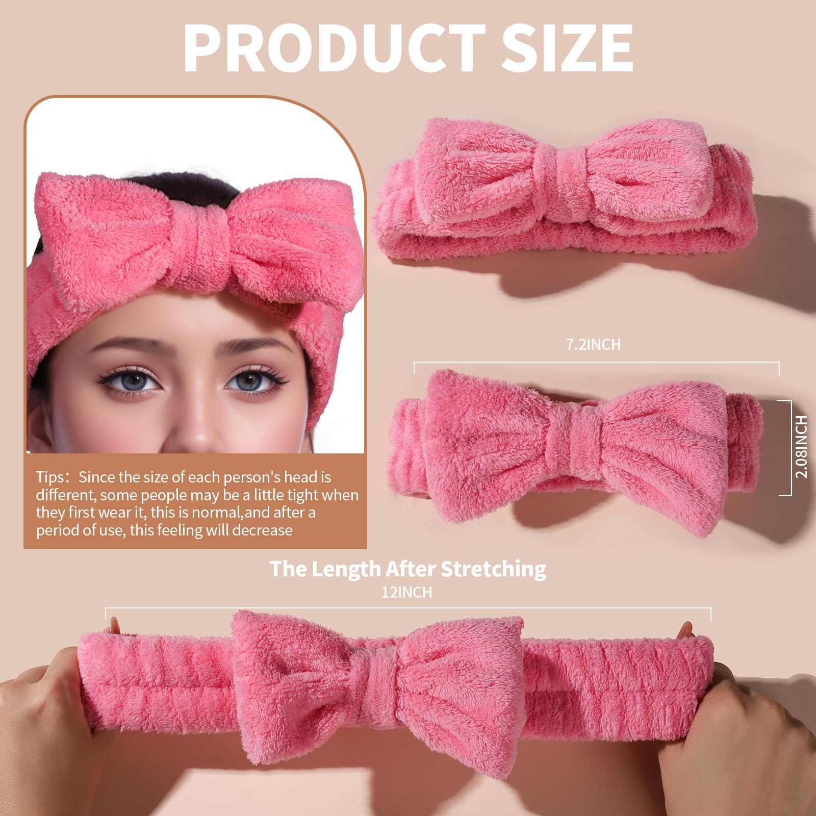 Amazon.com : Teenitor 5 Pack Spa Headband for Washing Face 