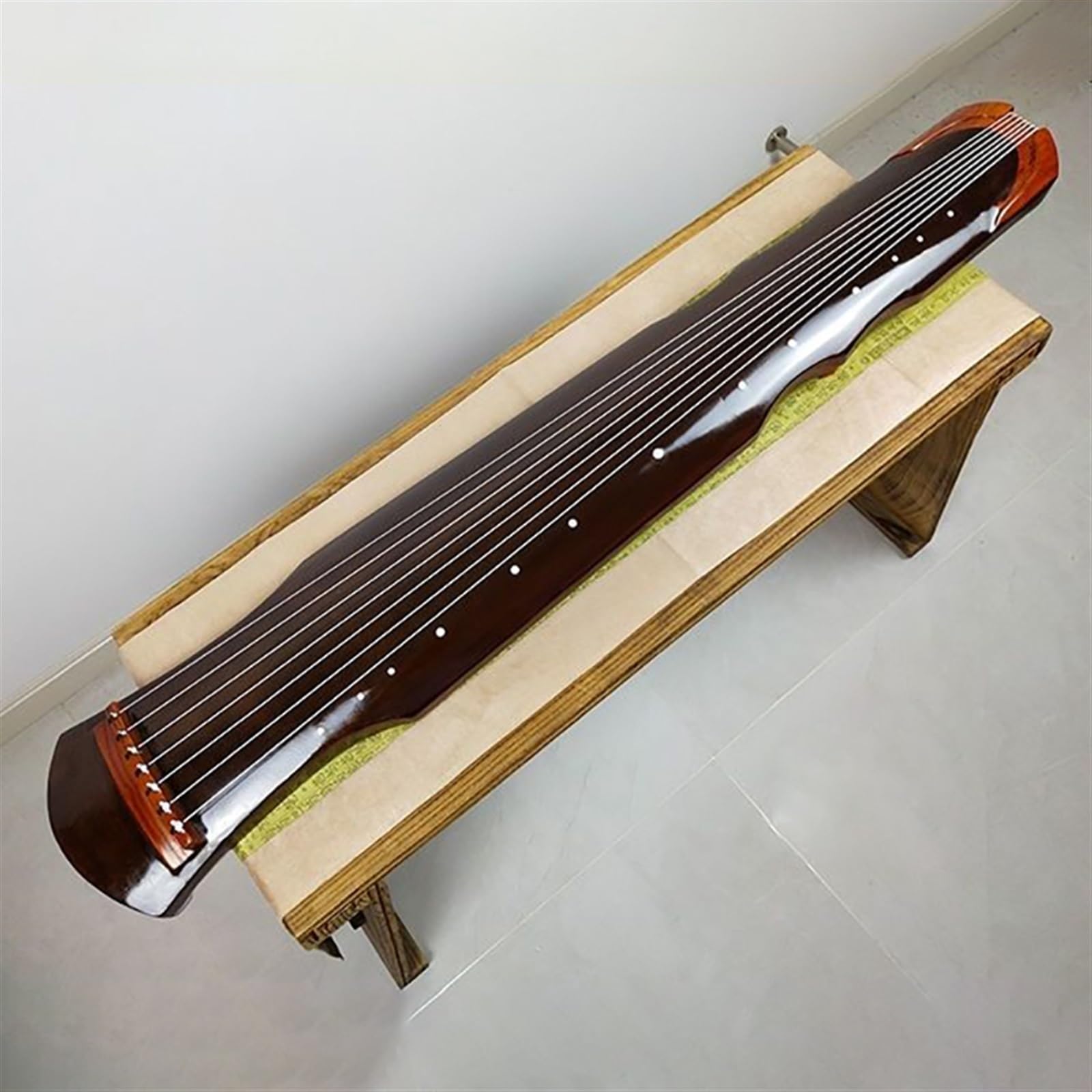 【美品】 大人初心者用 7弦桐古琴 Amazon | 古い桐 7 弦古琴古代ツィター大人/初心者練習手作り中国楽器