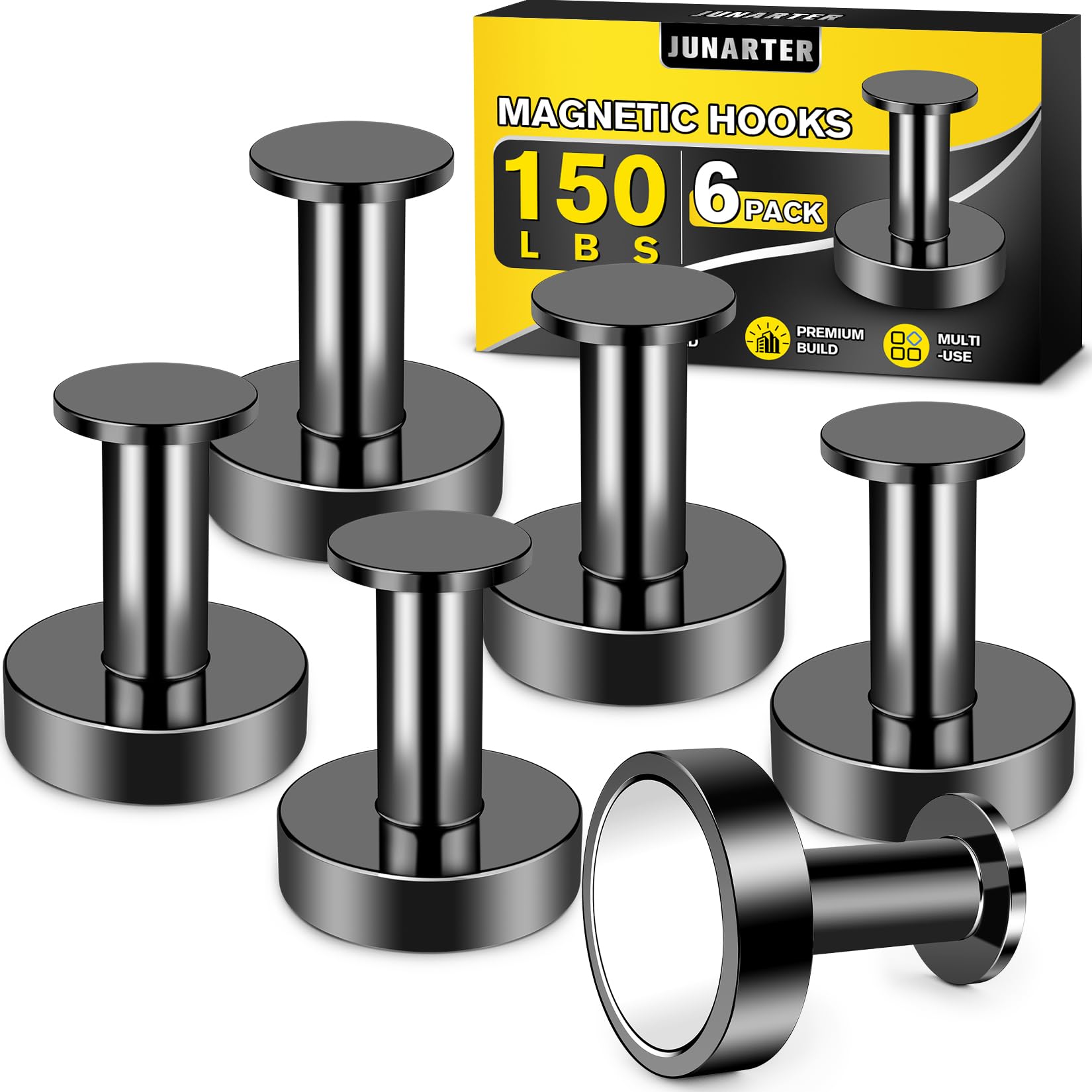 3Pcs Magnetic Hooks, 150lb Silver Magnetic Hooks for Cruise Cabins — Amazon image 11
