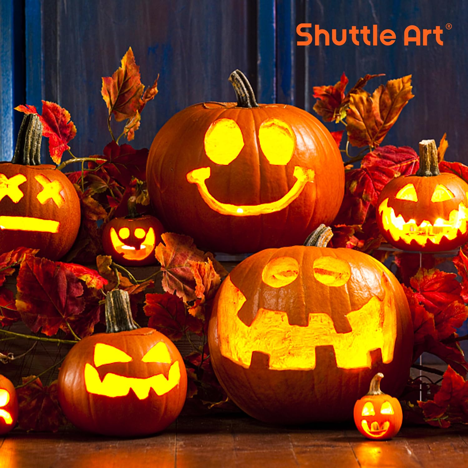 Shuttle Art Kit per intaglio zucca 29 pezzi acciaio inox per Halloween