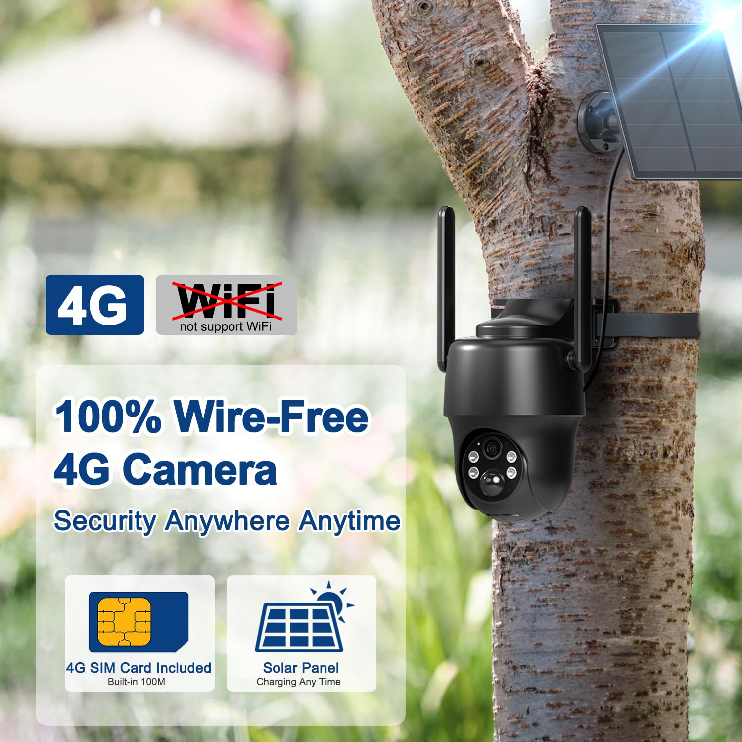 ANRANソーラーカメラ G1 Pro 新品未使用　Wi-Fi不要　LTEモデル ANRANソーラーカメラ G1 Pro 新品未使用 Wi-Fi不要 LTEモデル