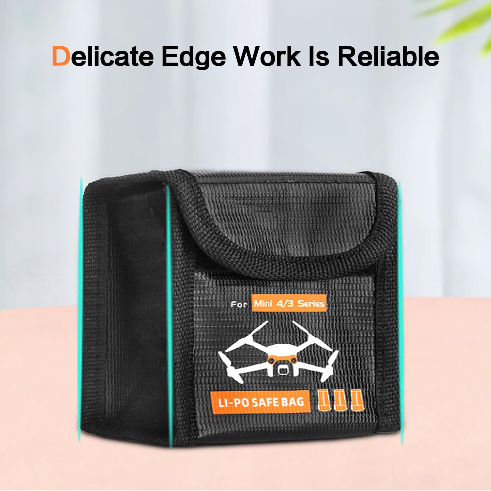 Mini 4 Pro/Mini 3 Pro Lipo - Bolsa segura para batería, protección ignífuga para DJI Mini 3/Mini 4 Pro/Mini 3 Pro (para 3 baterías, 1 unidad)
