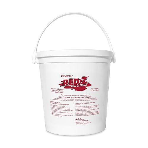 Rojo Z Control de derrames solidifier 3.5lbs contenedor (1contenedor)sftc-41115