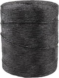 Polypropylene Twine – Multi-Purpose Twine – 5,500 Feet (Black)