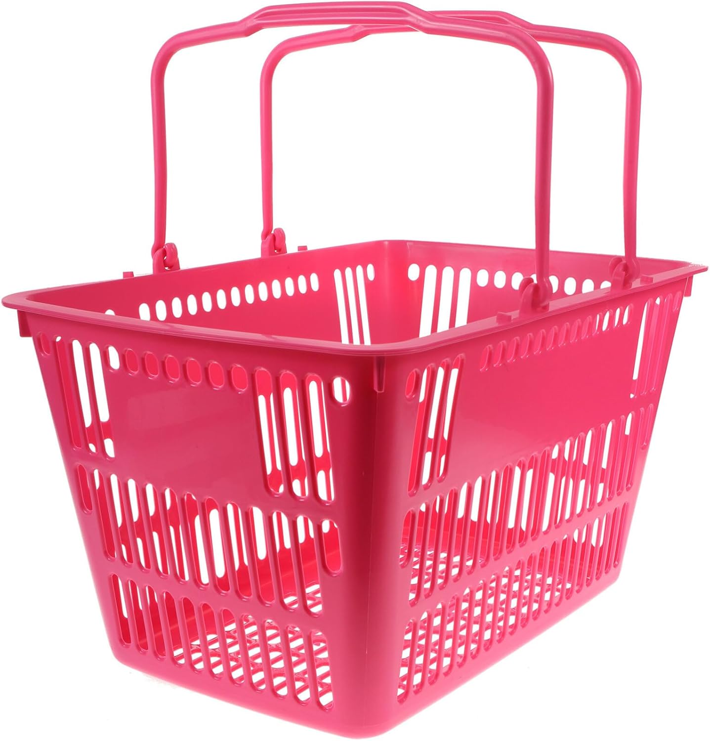 Shopping Basket Sundries Storage Container Plastic Shower Basket Small with Handles Storage Handle s Small Plastic Grocery