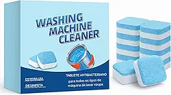 Pastilhas Premium para Máquina de Lavar Roupas – Kit 12 Unidades | Limpeza Profunda Profissional, Anticalcário, Elimina Odores e Resíduos | Alta Performance para Máquinas Frontais e Superiores