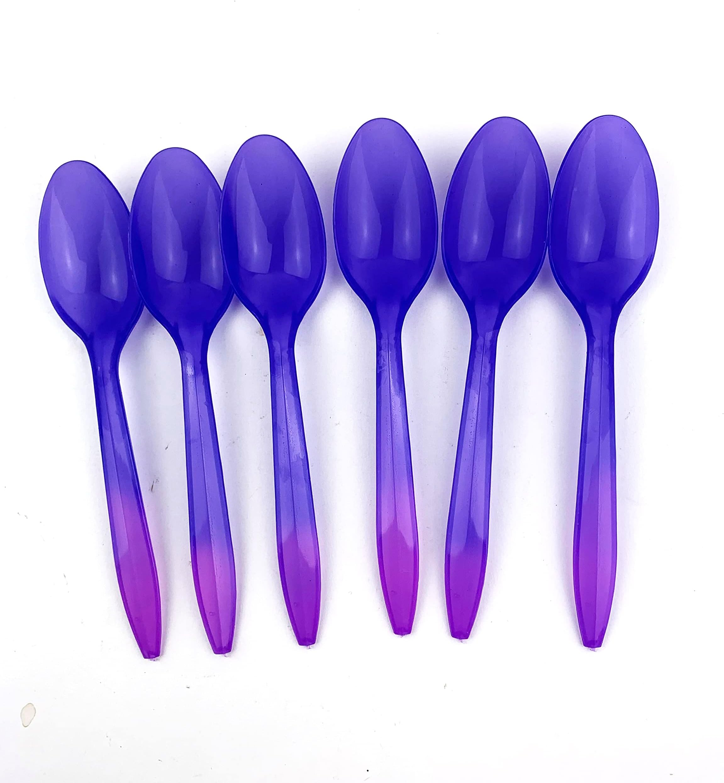 Amazon.com: Heyiwell Color Changing Medium Weight Plastic Spoons, Pink ...
