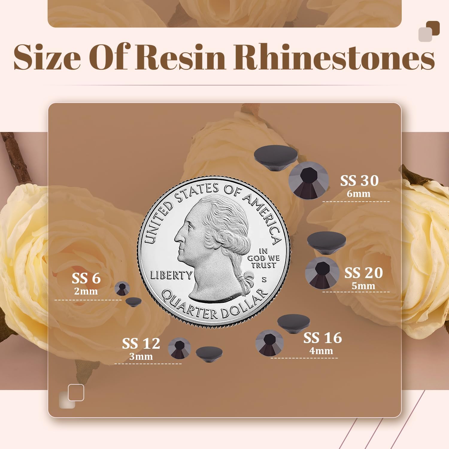 8000PCS 3mm Resin Black Rhinestones Bulk for Crafting, Flatback Bedazzling Crystals for Crafts DIY Nail Decoration, Gems for Tumbler Shoes Clothing Fabric with Pickup Pen and Tweezers - Image 3