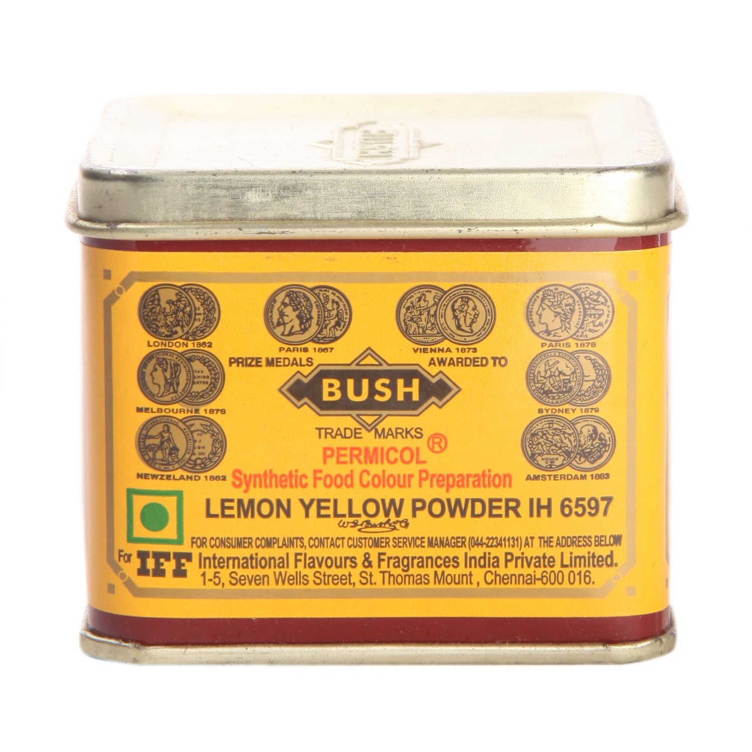Bush Food Color - Lemon Yellow Powder, 100g Pack : Amazon.in: Grocery &  Gourmet Foods