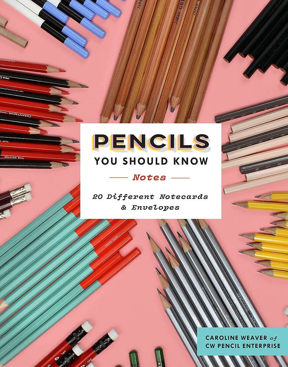Pencils You Should Know Notes 20 Different Notecards