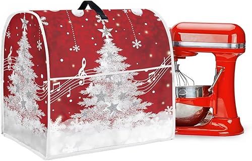 Vista 165 de Funda para batidora de Navidad para Kitchen Aid de 4.5 a 5 cuartos de galón, cubiertas antipolvo para electrodomésticos pequeños de hombre de Un