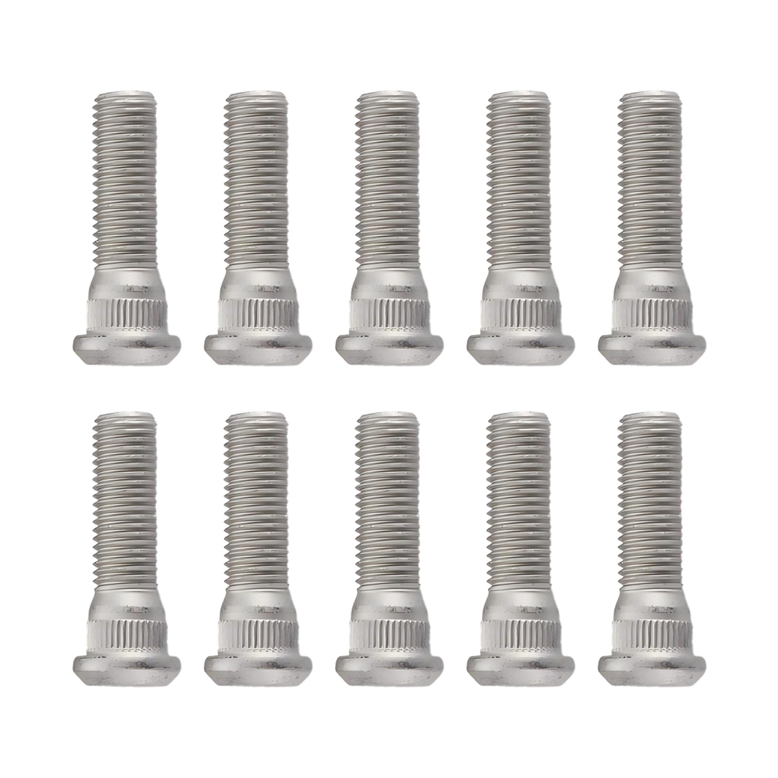 View 1 of 10PCS Wheel Studs, M12x1.5 Wheel Steel Lug Bolts, 49mm Long Auto Tire Studs, Compatible with Chevrolet Lexus Toyota Pontiac Scion, Replaces 610-266, 90942-02049, Wheel Hub Screws Car Accessories