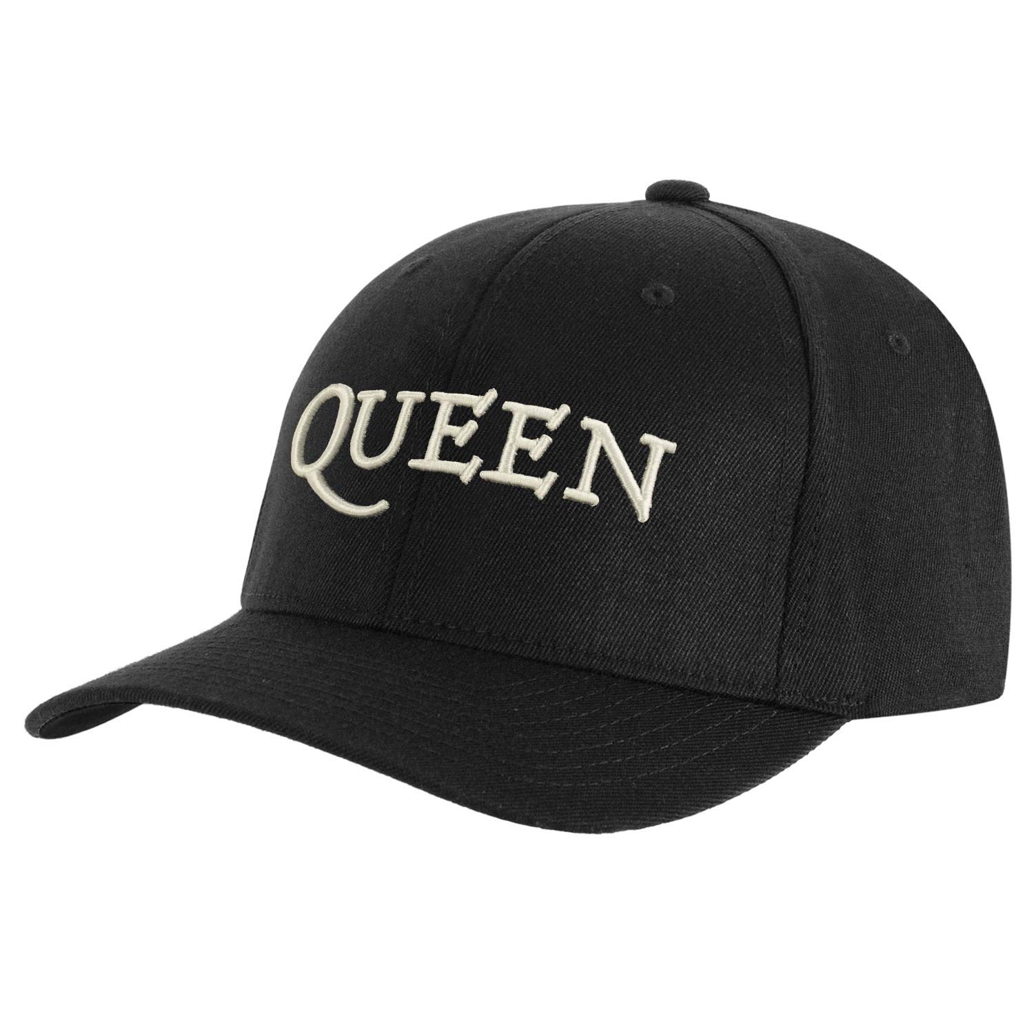 Queen Classic Band Logo Strapback Baseball Cap - Black - One Size